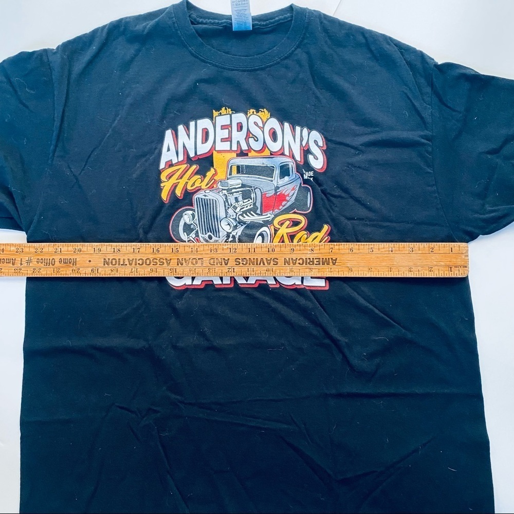 Gildan Anderson Hot Rod Garage Graphic Tee Car Muscle Car Shirt - Picture 10 of 11
